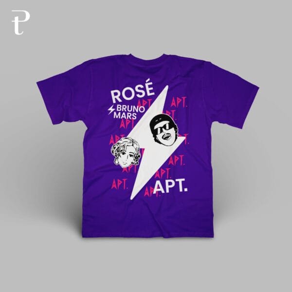 Rose and Bruno Mars APT 3 Premium Cotton T-Shirt - Image 2