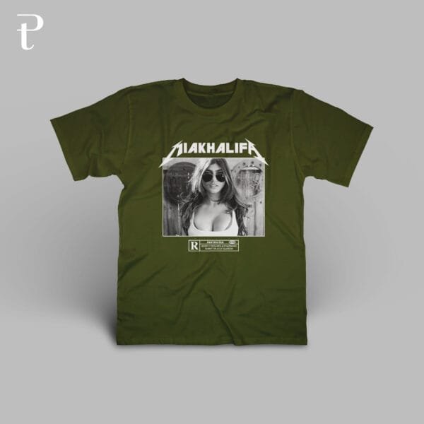 Mia Khalifa Parody New Model Premium Cotton T-Shirt - Image 9