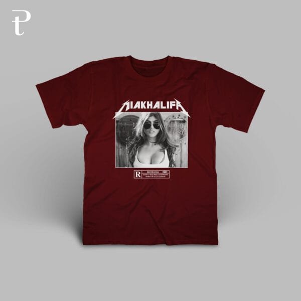 Mia Khalifa Parody New Model Premium Cotton T-Shirt - Image 5