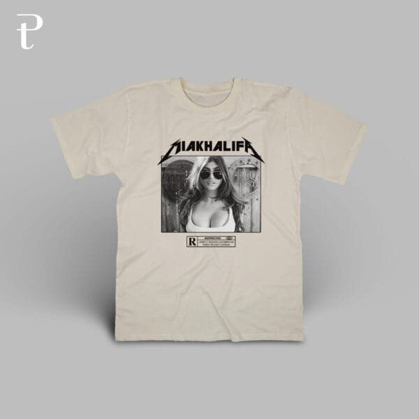 Mia Khalifa Parody New Model Premium Cotton T-Shirt - Image 3