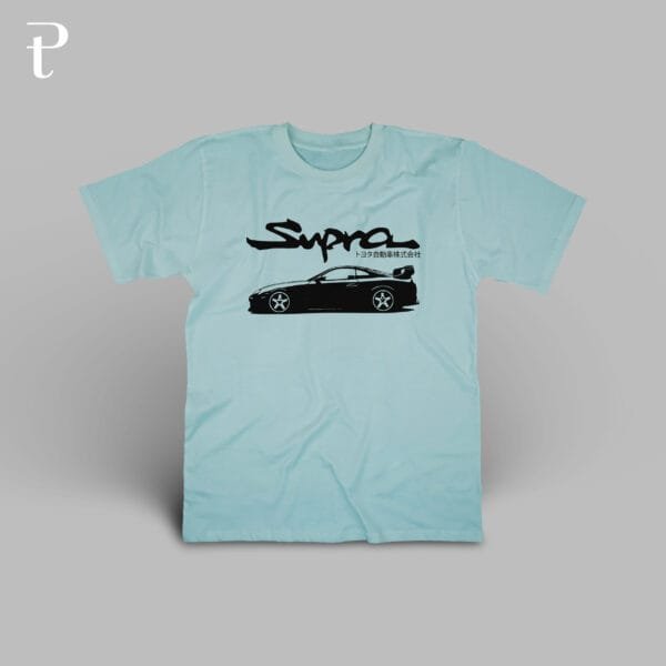 Toyota Supra MK 1 Model 5 Premium Cotton T-Shirt - Image 3