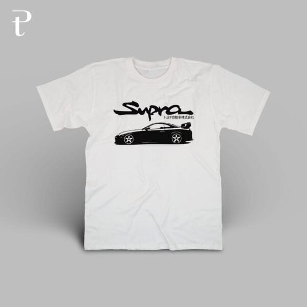 Toyota Supra MK 1 Model 5 Premium Cotton T-Shirt - Image 4