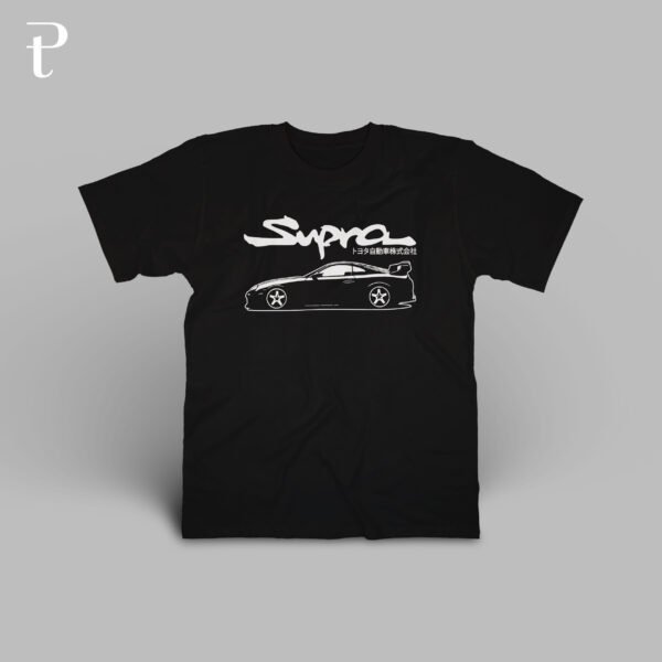 Toyota Supra MK 1 Model 5 Premium Cotton T-Shirt - Image 7