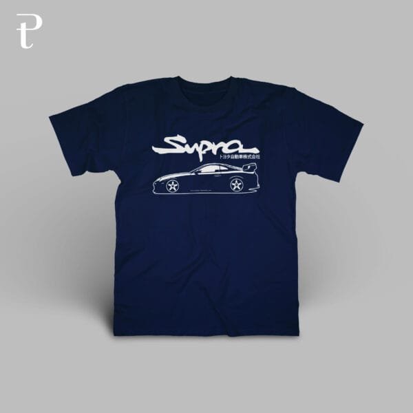 Toyota Supra MK 1 Model 5 Premium Cotton T-Shirt - Image 8