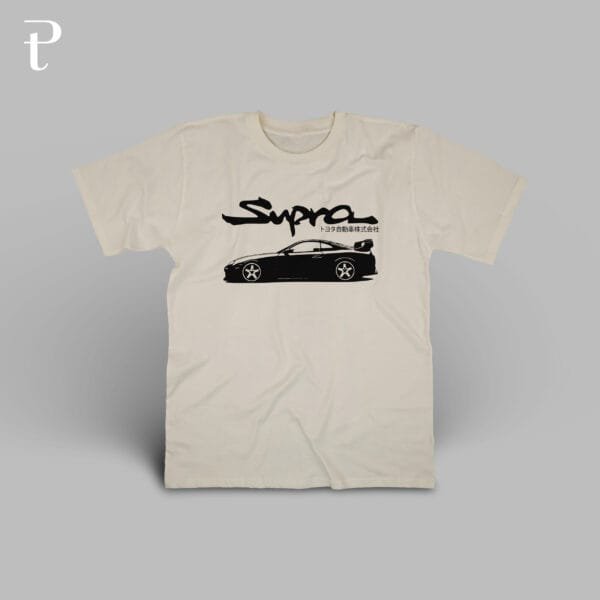 Toyota Supra MK 1 Model 5 Premium Cotton T-Shirt - Image 9