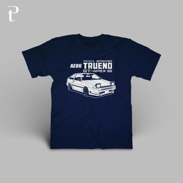 Toyota AE86 Trueno Premium Cotton T-Shirt - Image 5