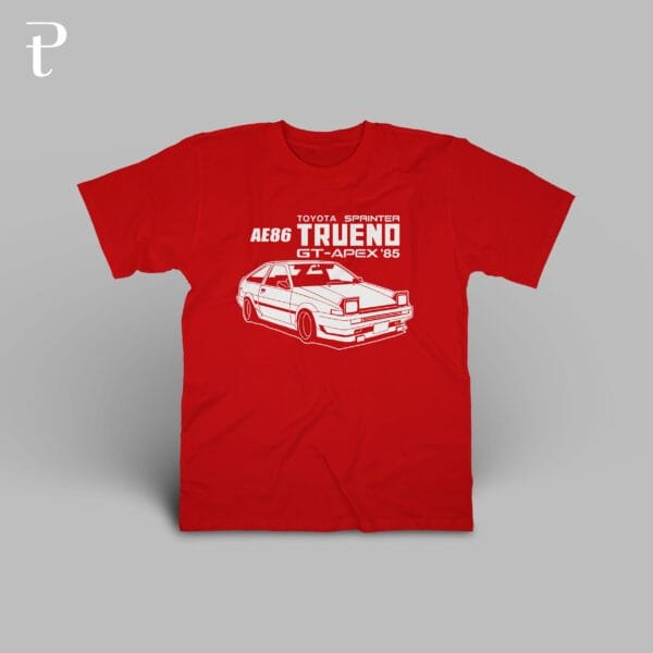 Toyota AE86 Trueno Premium Cotton T-Shirt - Image 6