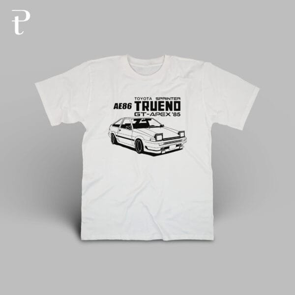 Toyota AE86 Trueno Premium Cotton T-Shirt