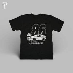 Toyota AE86 Trueno 2 Premium Cotton T-Shirt