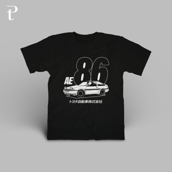 Toyota AE86 Trueno 2 Premium Cotton T-Shirt