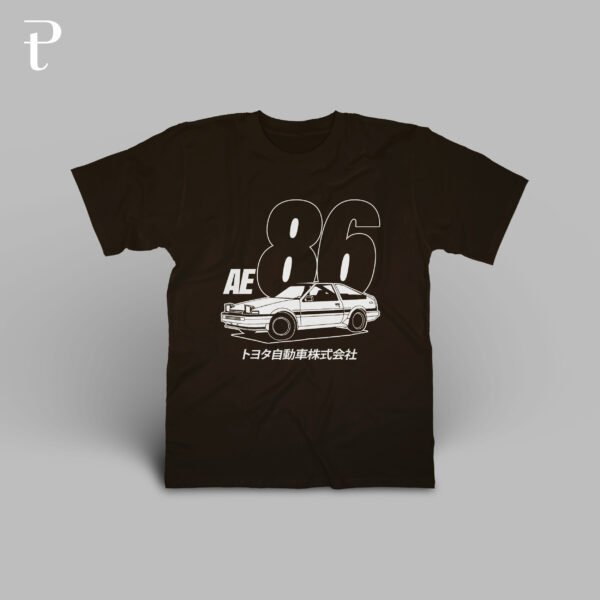 Toyota AE86 Trueno 2 Premium Cotton T-Shirt - Image 3