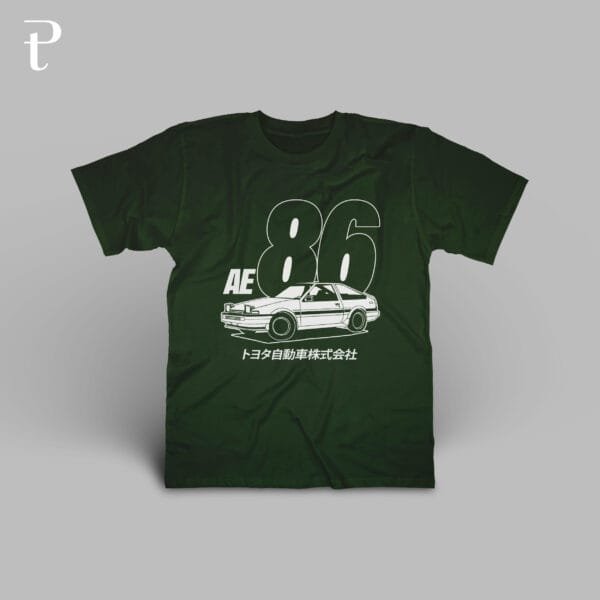Toyota AE86 Trueno 2 Premium Cotton T-Shirt - Image 4