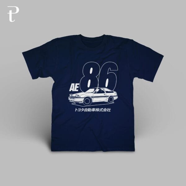 Toyota AE86 Trueno 2 Premium Cotton T-Shirt - Image 6