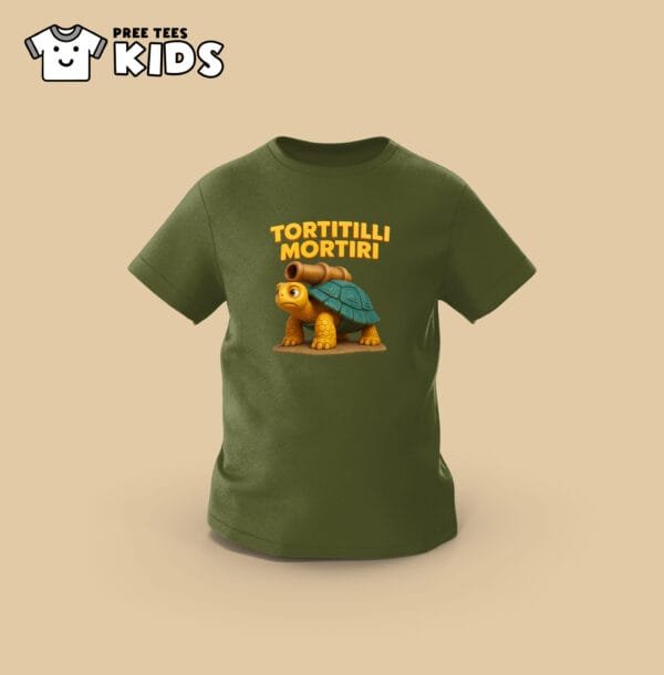 KIDS Anomali TORTITILLI MORTIRI Premium Cotton T-Shirt - Image 3