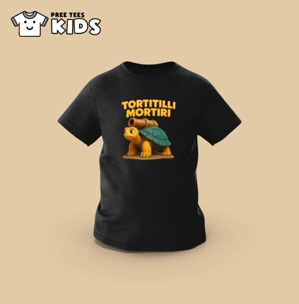 KIDS Anomali TORTITILLI MORTIRI Premium Cotton T-Shirt - Image 4