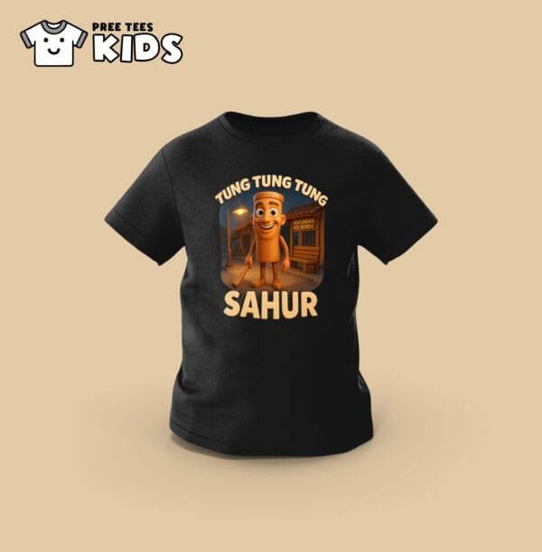 KIDS Anomali TUNG TUNG SAHUR Premium Cotton T-Shirt - Image 2