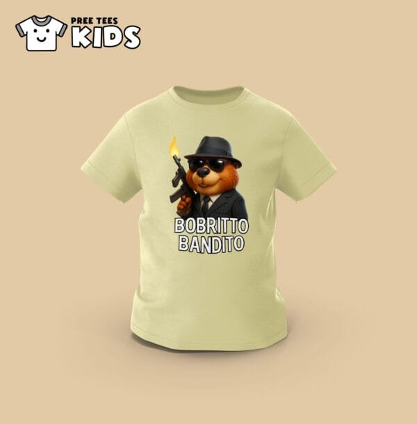 KIDS Anomali BOBRITTO BANDITO Premium Cotton T-Shirt - Image 4