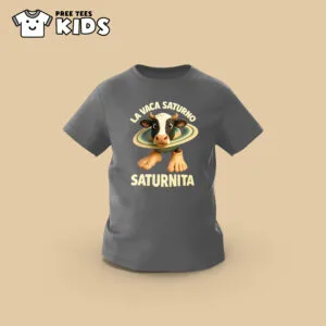 KIDS Anomali LA VACA SATURNO SATURNITA Premium Cotton T-Shirt