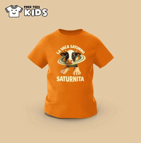 KIDS Anomali LA VACA SATURNO SATURNITA Premium Cotton T-Shirt - Image 10
