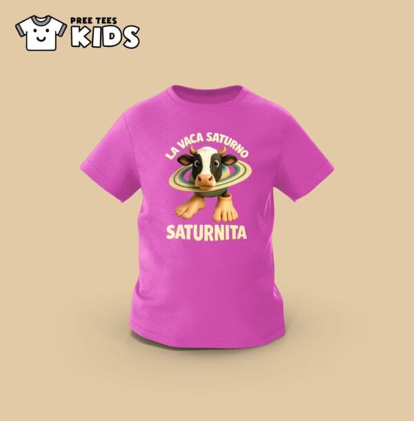 KIDS Anomali LA VACA SATURNO SATURNITA Premium Cotton T-Shirt - Image 11