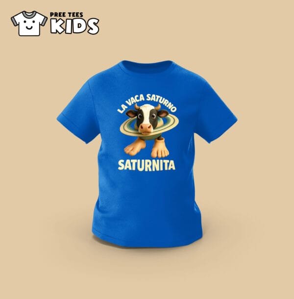 KIDS Anomali LA VACA SATURNO SATURNITA Premium Cotton T-Shirt - Image 13