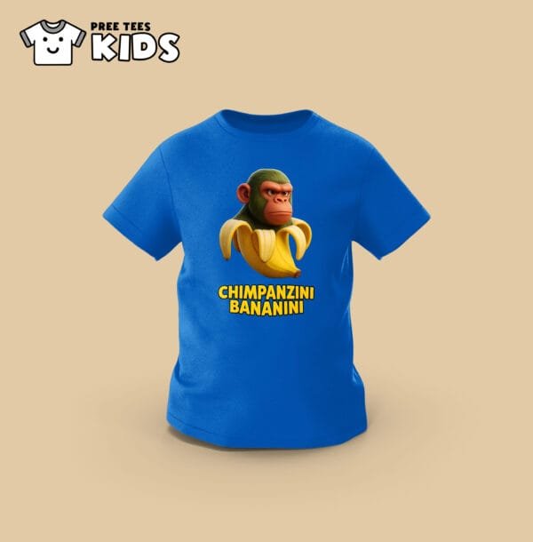 KIDS Anomali CHIMPANZINI BANANINI Premium Cotton T-Shirt - Image 7