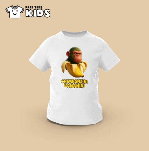 KIDS Anomali CHIMPANZINI BANANINI Premium Cotton T-Shirt - Image 9