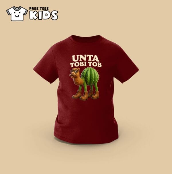 KIDS Anomali UNTA TOBI TOB Premium Cotton T-Shirt - Image 6