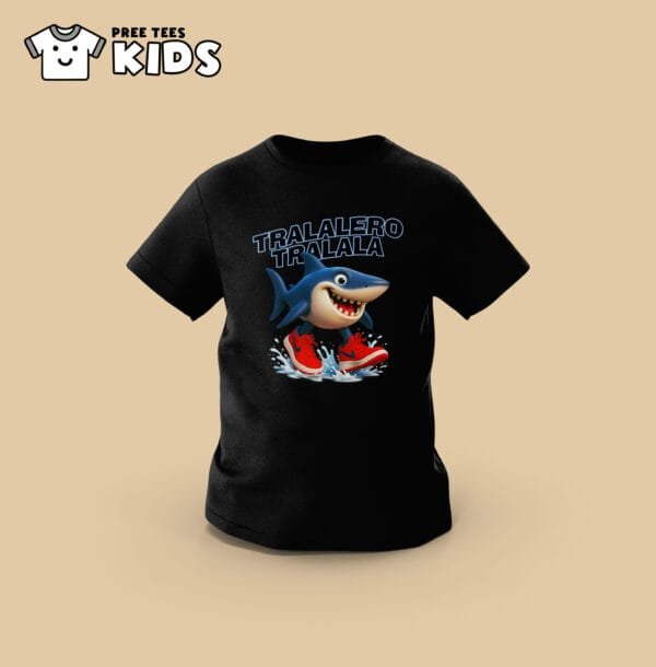 KIDS Anomali TRALALERO TRALALA Premium Cotton T-Shirt - Image 3
