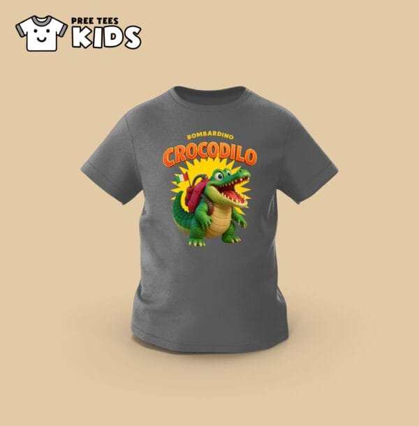 KIDS Anomali BOMBARDINO CROCODILO Premium Cotton T-Shirt - Image 4