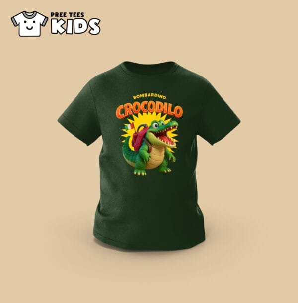 KIDS Anomali BOMBARDINO CROCODILO Premium Cotton T-Shirt - Image 5