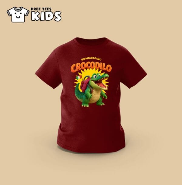 KIDS Anomali BOMBARDINO CROCODILO Premium Cotton T-Shirt - Image 6