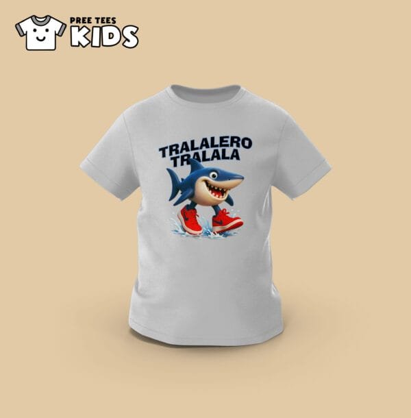 KIDS Anomali TRALALERO TRALALA Premium Cotton T-Shirt - Image 6