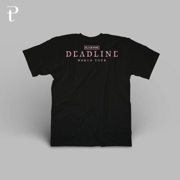 BLACKPINK WORLD TOUR 2025 DEADLINE Premium Cotton T-Shirt - Image 2