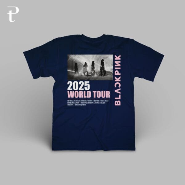 BLACKPINK WORLD TOUR DEADLINE Premium Cotton T-Shirt - Image 10