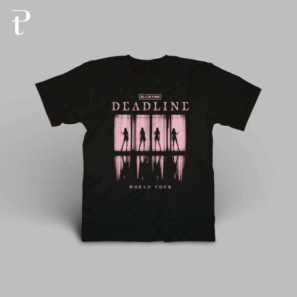 BLACKPINK WORLD TOUR 2025 DEADLINE Premium Cotton T-Shirt