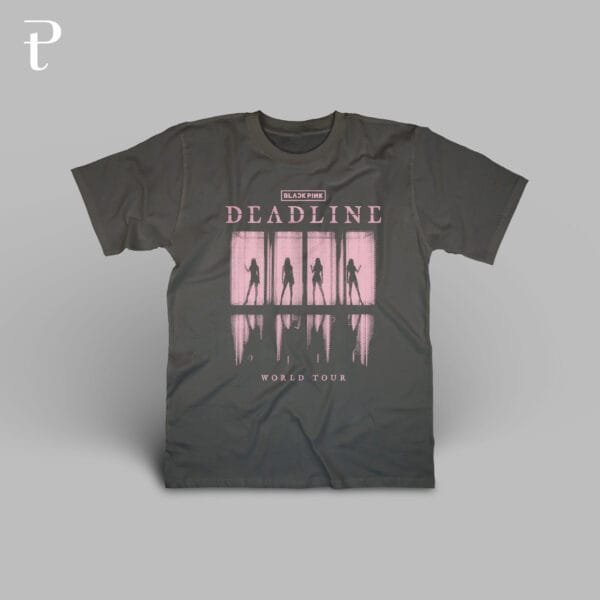 BLACKPINK WORLD TOUR 2025 DEADLINE Premium Cotton T-Shirt - Image 3