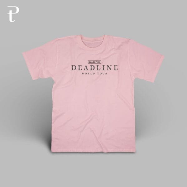 BLACKPINK WORLD TOUR DEADLINE Premium Cotton T-Shirt