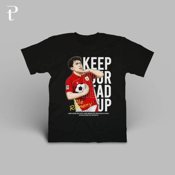Ole Romeny Keep Your Head Up Premium Cotton T-Shirt - Image 2
