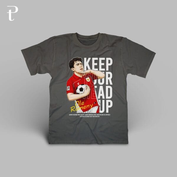 Ole Romeny Keep Your Head Up Premium Cotton T-Shirt - Image 4