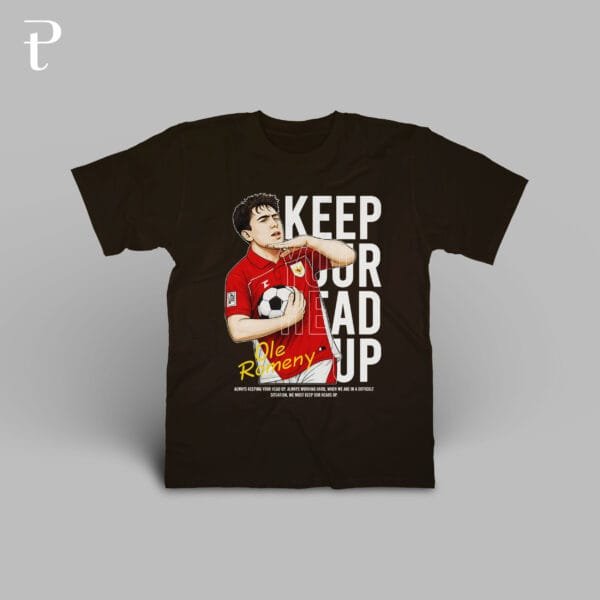 Ole Romeny Keep Your Head Up Premium Cotton T-Shirt - Image 5