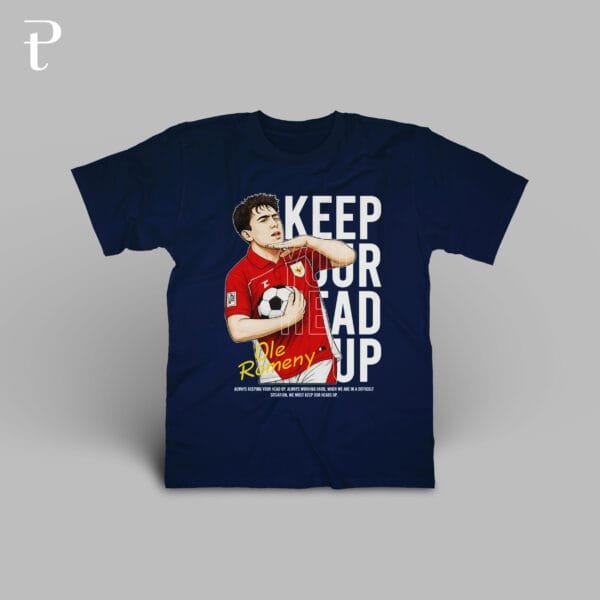 Ole Romeny Keep Your Head Up Premium Cotton T-Shirt - Image 6