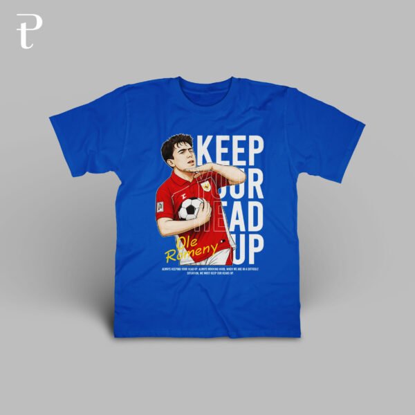 Ole Romeny Keep Your Head Up Premium Cotton T-Shirt - Image 8