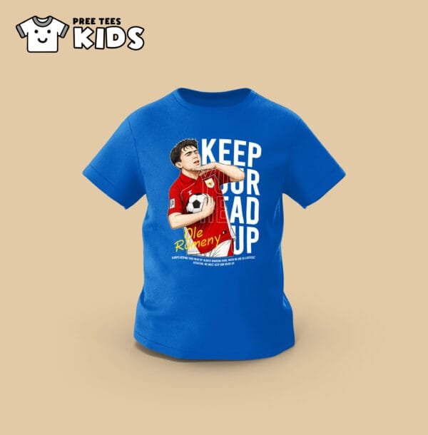 KIDS Ole Romeny Keep Your Head Up Premium Cotton T-Shirt - Image 7