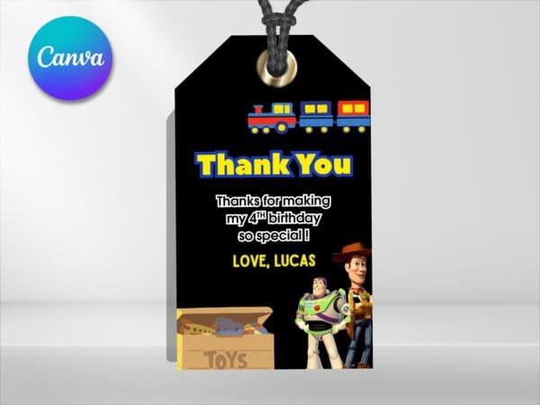 Editable Toy Story Birthday Invitation, Toy Story Birthday Invitation Template, Digital Direct Download - Image 4