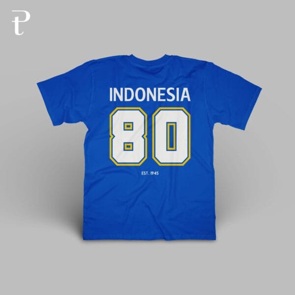 Indonesia 80 Tahun Premium Cotton T-Shirt - Image 11