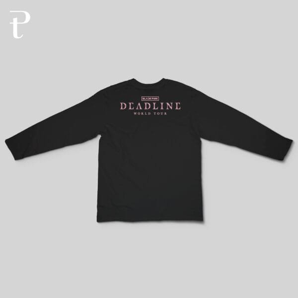 BLACKPINK WORLD TOUR 2025 DEADLINE Custom Premium Cotton Long Sleeve - Image 2