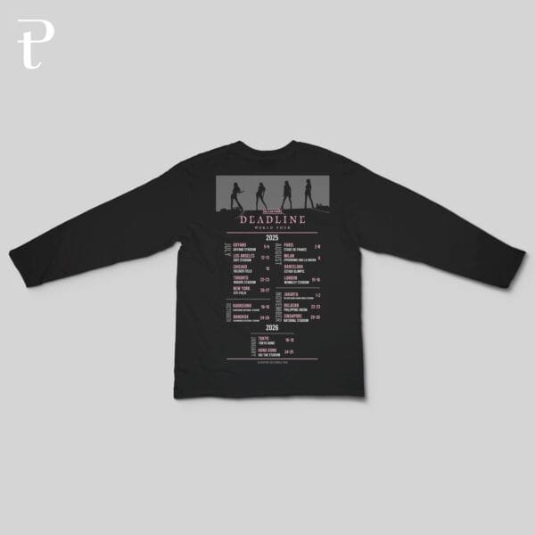 BLACKPINK WORLD TOUR 2025 Custom Premium Cotton Long Sleeve - Image 2
