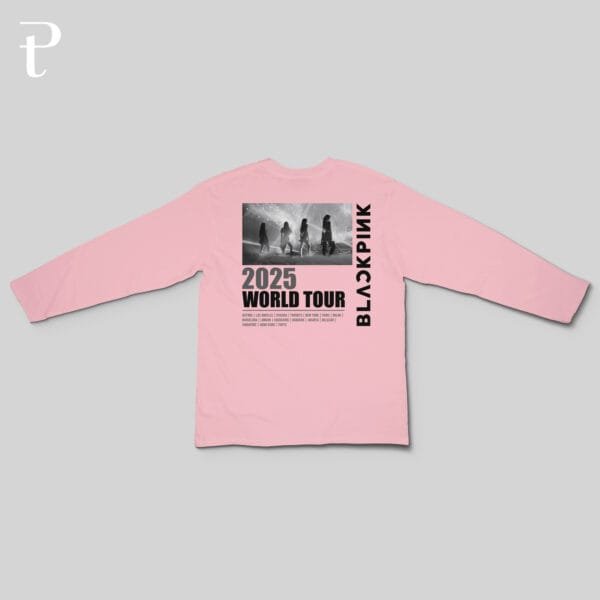 BLACKPINK WORLD TOUR DEADLINE Custom Premium Cotton Long Sleeve - Image 8