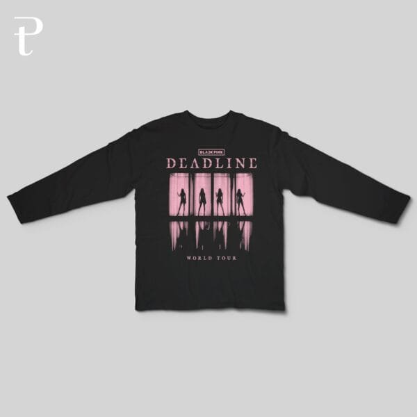 BLACKPINK WORLD TOUR 2025 DEADLINE Custom Premium Cotton Long Sleeve